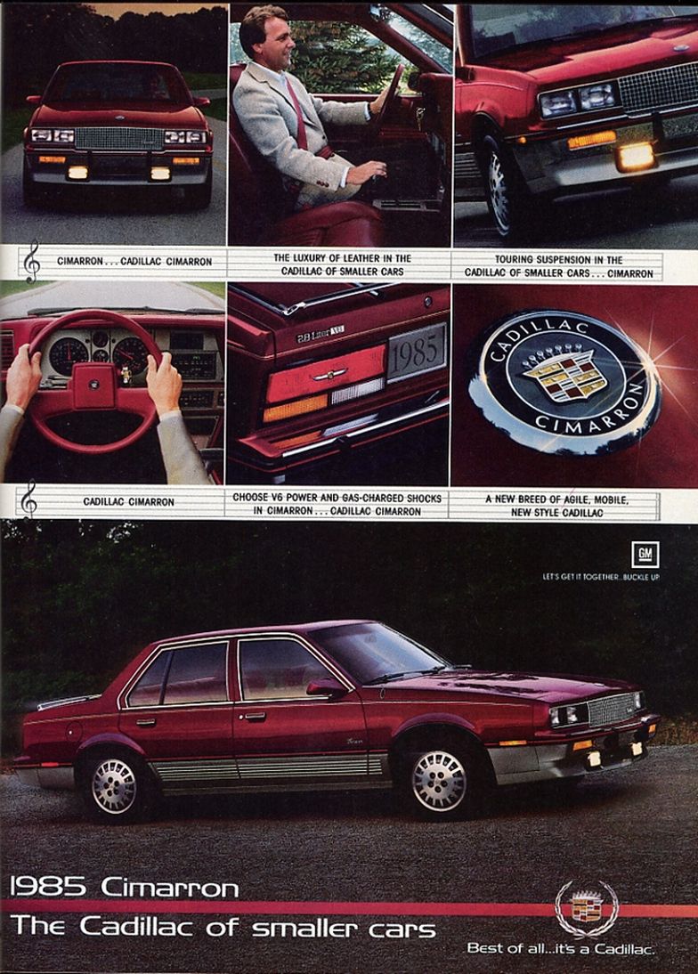 1985 Cadillac Auto Advertising